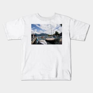 Lake Iseo marina, Italy Kids T-Shirt